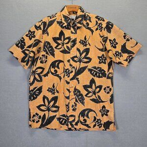 Reyn Spooner Hawaiian Button Down Shirt Mens  Floral Classic Size  Small